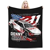 NTYCY Denny Hamlin 11 Blanket Tapestry Sofa Bed Fuzzy Plush Luxury Flannel Super Cozy All Seasons Microfiber Warm Decorative Lightweight Bedroom