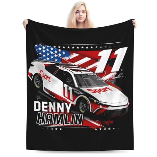 NTYCY Denny Hamlin 11 Blanket Tapestry Sofa Bed Fuzzy Plush Luxury Flannel Super Cozy All Seasons Microfiber Warm Decorative Lightweight Bedroom