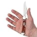 Case XX Pocket Knife COPPERLOCK - DARK RED BURLAP MICARTA Item #12275-101549L CS - Length Closed: 4 1/4Inches