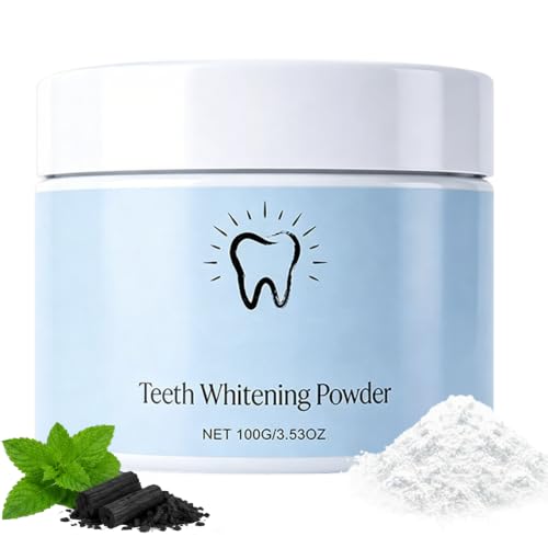 Teeth Whitening Powder Teeth Powder for Tooth Whitening & Enamel Protection 3-in-1 Natural Form Fresh Breath Whiten Your Smile Instantly - with Zero Sensitivity & Sensitive Teeth 100g