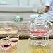 Imagen de ABOOFAN Set De Té De Cristal 1 Tetera 4 Tazas Vajilla De Vidrio Calentador Compatible