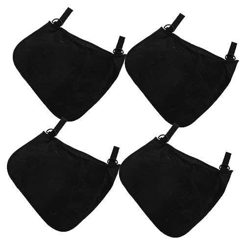 Garneck 4 Piezas carrito de bebé mami bolsa de red para cochecito neto Accesorio cochecito bebé Almacenamiento cochecito lateral bolso de la bolsa del cochecito bolso de malla de cochecito