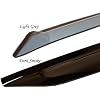 LWD2-345 Outside Mount Window Visor Deflector Rain Guard Light Grey, 4 Pcs Set Compatible with 2004-2008 Nissan Maxima Sedan
