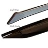 Car Window Rain Guard | Outside Mount Visors Auto Side Window Deflectors | Windows Visor Rain Shields Compatible with 2011-2016 Toyota Sienna | 4 Pcs Set, LGWV2-446, Light Tinted #2