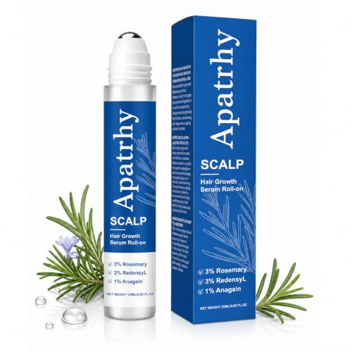 Apatrhy Hair Growth Roll On, Hair Growth Serum, Strengthens Hair