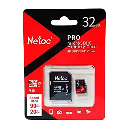 Cartão Memória MicroSD/Micro SDHC 32GB Extreme Pro Netac cADAPT