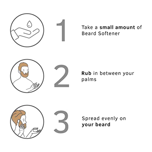 Ustraa Beard Softener - 3.5Oz - Softens And Nourishes Your Beard, No Parabens, No Petrolatum, Long Lasting Moisturization And Shine To Fix Your Coarse Facial Hair, Itch-Free Beard, Easy-To-Manage Beard #TOP5