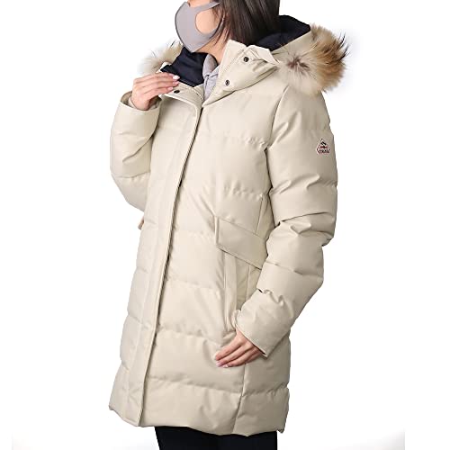 ★ピレネックス　レオーニ　ベージュダウンジャケットジップ★サイズ40 ☆ピレネックス レオーニ ベージュダウンジャケットジップ