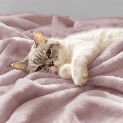 CozyLux Kuscheldecke Flauschig Decke 230x270 cm Staubrosa – Ansicht 4