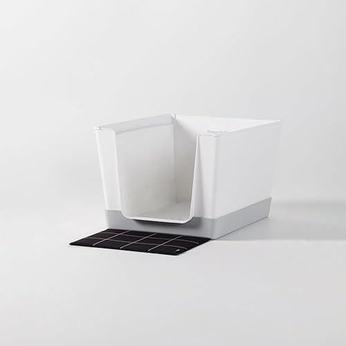 Miniatura 27 de Caja de arena para perros de paredes altas con entrada baja, solución de inodoro para perros para interiores, sin ensuciar ni salpicaduras, soporte