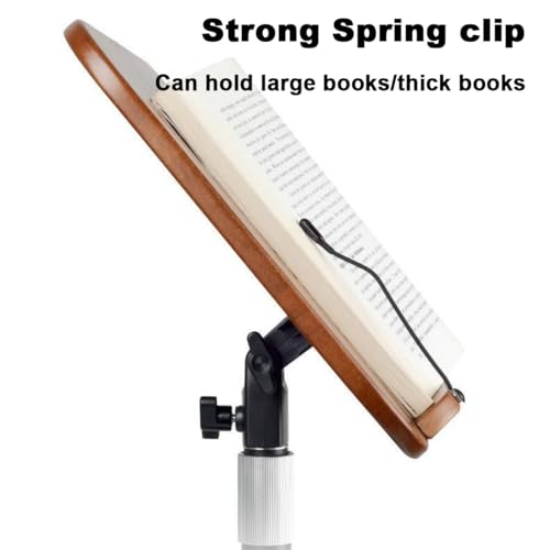 Image of Adjustable Podium Stand - Height-Adjustable Lectern for Presentations, Floor Standing Desk with Angled Design, Perfect for Churches, Schools, Events & Conferencescm(Natural-51In /130Cm)