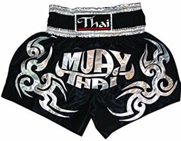 Woldorf Muay Thai Shorts in Special Cut Black