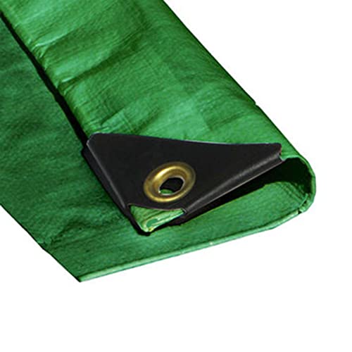 10 x 20 Green Color 12 Mil Heavy Duty Tarp w/UV Protection by X1 Tarps
