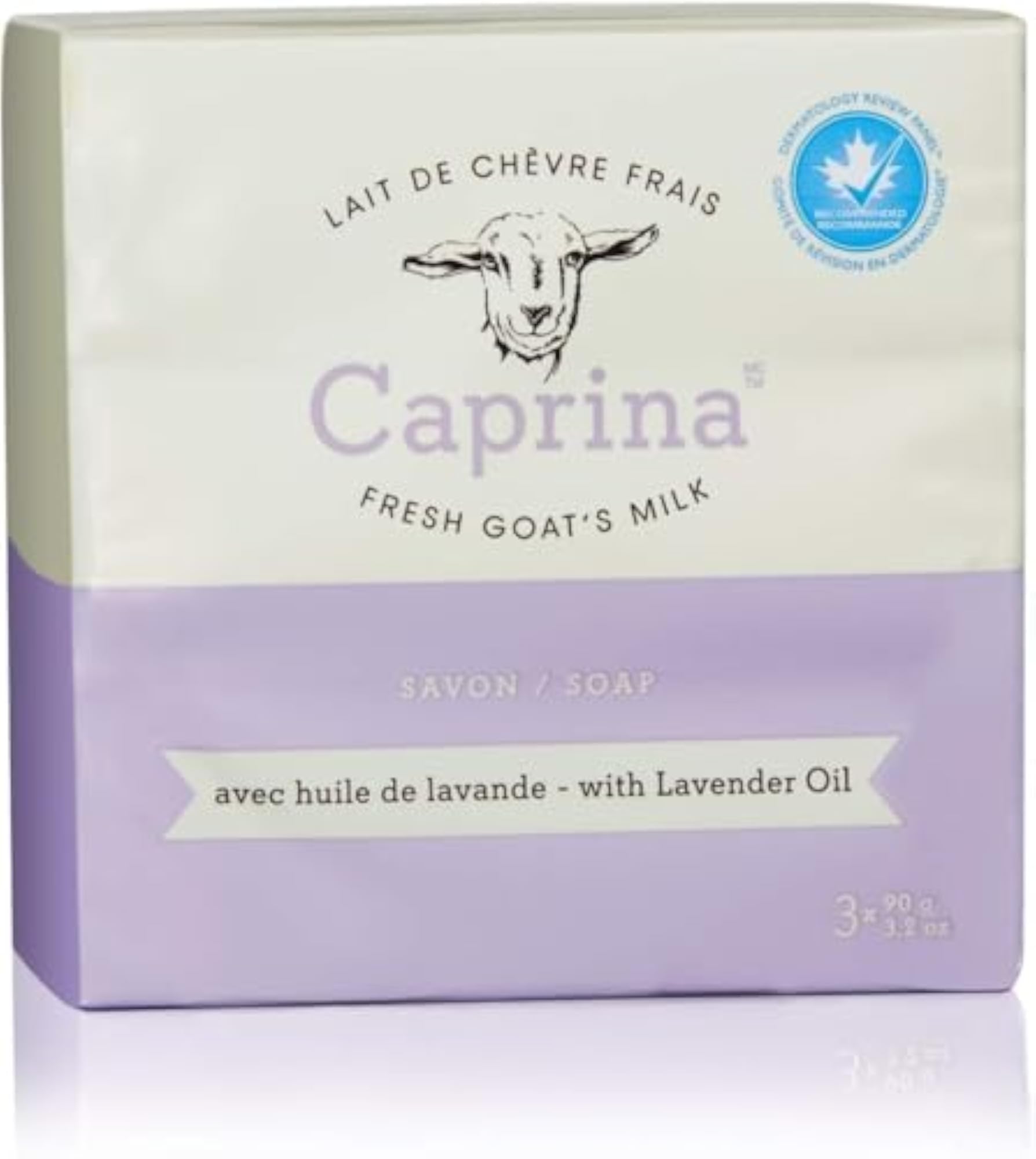 Fresh Goat's Milk Lavender Soap 9.6 Oz (3 Bars)