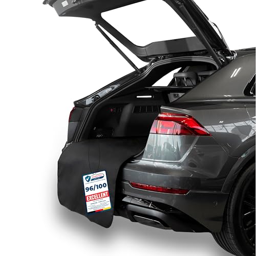 LIONSTRONG® Ochrona Krawędzi Bagażnika [Tapicerowane i Wodoodporna] – Uniwersalna Mata Ochronna do Samochodów Kompaktowych po SUV – Ochrona Bagażnika Psów – Odporna na Zarysowania i Antypoślizgowa