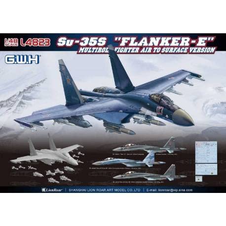 グレートウォールホビー 1/48 ロシア空軍 Su-35S フランカーE 地上攻撃装備型 プラモデル L4823