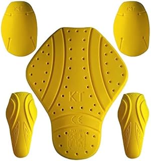 5 PC - CE Level 2 certified armor pads l Level 2 Approved Back, Shoulder And Elbows armor protector inserts for Motorcycle Jackets.