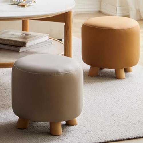 Banc à chaussures d'entrée avec rangement et tabouret bas nordique modèle C - 6