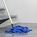 MECCANIXITY Commercial Mop Head Replacement 10 Oz 33.5 Inch Absorbent Microfiber Wet/Dry Mop Floor Cleaning Mop Head for Home Industrial, Blue