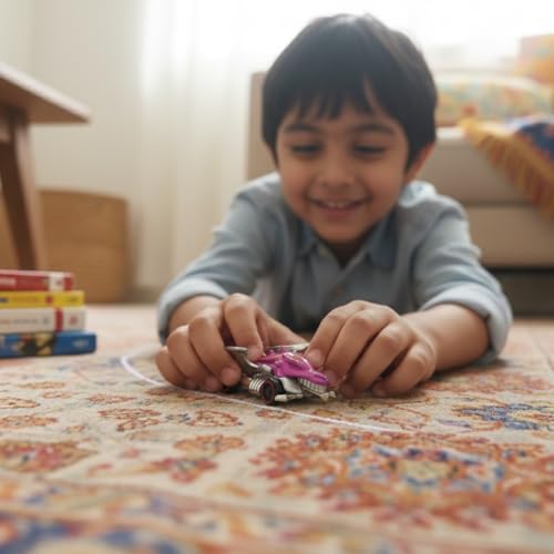 Image of GENIE'S TOY BUS 1:64 Scale Die-Cast Racing Car I Sports Car with Free Wheel Mechanism I Premium Metallic Finish I Kids Collectible Toy for Ages 3+ I Best Birthday Gift for Kids