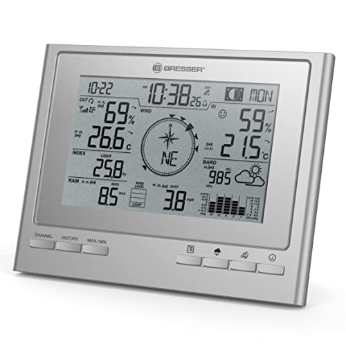 Meteo Station Wireless Stazione Meteo Wireless - Temperatura E Umidità Interno/esterno, Allarme Muffa, Sensore Esterno 100m, Barometro Previsioni Meteo Casa - Foto 6
