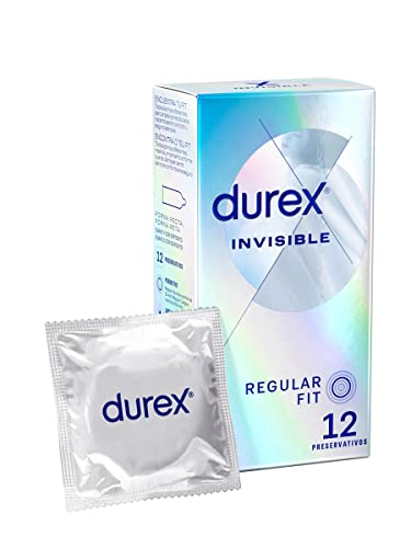 Durex Extra Lubricated Invisible Condoms - 12 Condoms