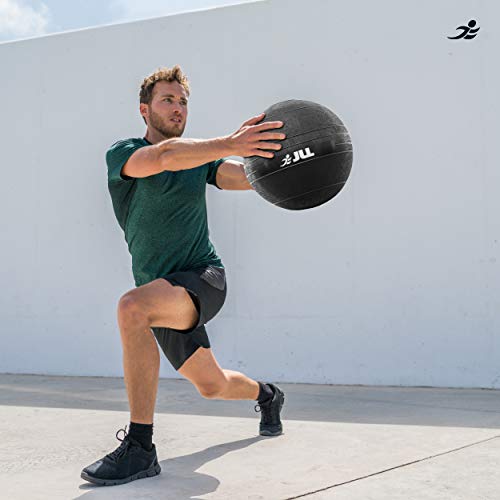 JLL® Slam Ball - (12kg) No Bounce, Heavy Duty Rubber, Available in 5kg, 10kg, 12kg & 15kg - Ideal for Cross Fit, Core Workouts, Strength Training, HIIT Workouts - Image 8