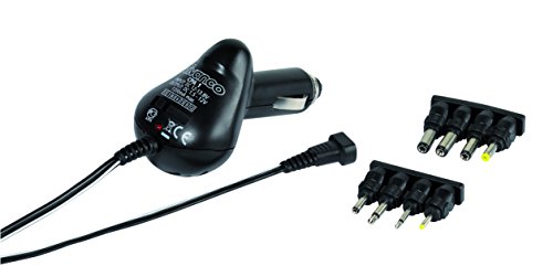Vivanco CPA 10 einsetzbares KFZ-Netzteil für Elektronikgeräte (1,5-12V, 1200mA) schwarz