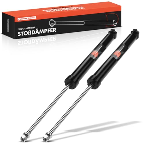 Frankberg 2x Shock Absorber Strut Rear Left Right 640mm Gas pressure Compatible with Golf IV 1J1 A3 8L1 Golf IV Variant 1J5 TT 8N3 TT Replace# 243037,23890