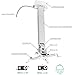 WALI Universal Ceiling Projector Mount, Extendable Arms (25.6''), Holds up to 44 lbs, Adjustable Height (PM-001-W), White