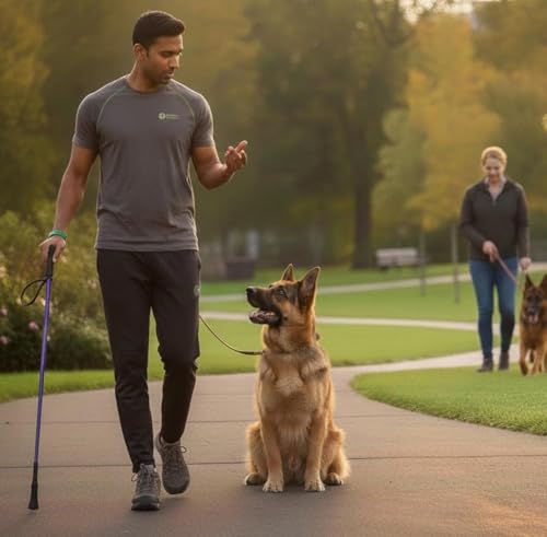 Image of Dog Training Stick for Walking & Behaviour Control | Strong & Lightweight Dog Walking Stick Pack of 2 | Pet Training Baton for All Breeds | Safe Obedience Training Tool
