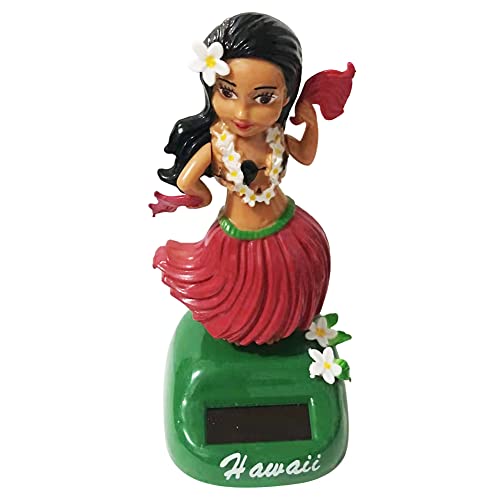 Figura Solar Hawaiana Bailarina Para Tablero De Coche – Adorno Con Panel Solar Y Cabeza Movible (Colores Surtidos)