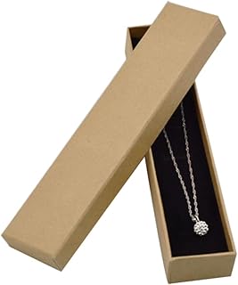 5pcs Kraft Paper Jewelry Boxes for Earrings Necklaces and Bracelets Vintage High-end Gift Packing for Weddings Birthdays and Special Occasions Elegant Retro Design