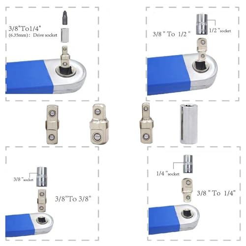 Conjunto de chaves de extensão de 15 polegadas, conjunto de chaves de extensão de deslocamento pront