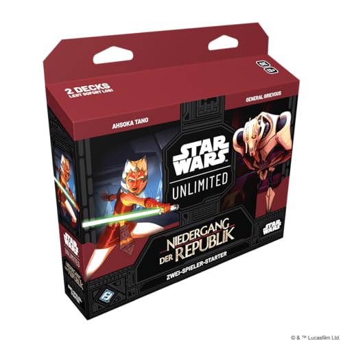 Star Wars: Unlimited TCG Niedergang der Republik ZWEI-SPIELER-STARTER...