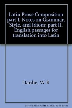 Hardcover Latin prose composition Book