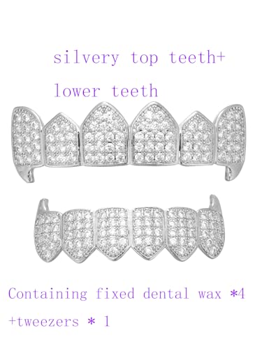 Fangs Grillz para Dientes Chapados en Oro 18K miniatura 4