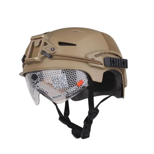 EMERSONGEAR Tactical Bump Helmets with Protective Goggles Rail Mount NVG Shroud Military Airsoft Paintball Fast Helmet