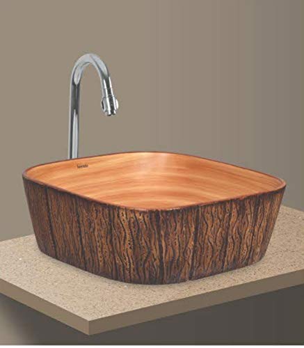 SENISTO Ceramic Table Top Premium Designer Ceramic Wash Basin (Campus 002)