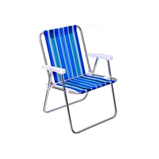 Cadeira de Praia Alta em Alumínio Bel Fix, Cores sortidas, 1 unidade
