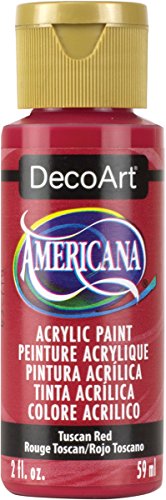 Image of DecoArt Americana Acrylic Paint, 2-Ounce, Tuscan Red