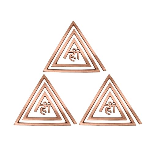TREE MAISON CORONATING HOMES Vastu Helix Copper (Hii) | Helix Fire (South-East) | Main Door Entrance & Toilet Dosh Correction | Vastu Dosh Nivaran Remedies (6-inch) | Pack of 3