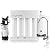 Aquasure Premier Elite 4-Stage Reverse Osmosis Under Sink Filtration System for Well Water with Pressure Booster Pump, Tank & LED Indicator Drinking Water Faucet | 100 GPD, Removes 99% of Contaminants