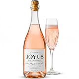 Joyus Non-Alcoholic Sparkling Rose´ Wine, Award Winning Best In Class Dealcoholized Wine, Complex & Dry, Low Sugar & Low Calorie, 750 ml (1 Bottle)