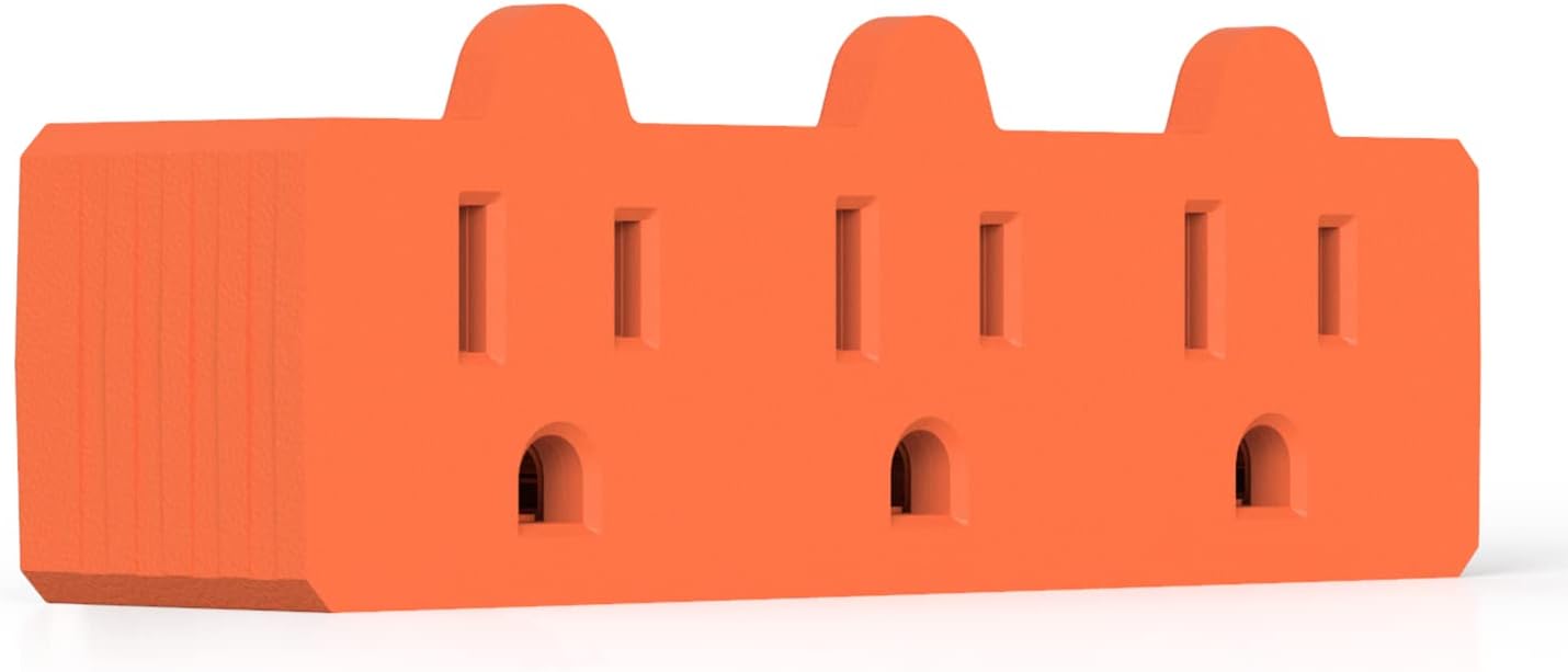 ELEGRP Triple Outlet Extender, Heavy Duty 3Prong Grounded