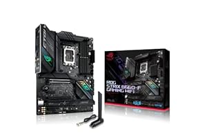ASUS ROG STRIX B660-F GAMING WIFI Mainboard Sockel Intel LGA 1700 (Intel B660, ATX, DDR5 Speicher, PCIe 5.0, WiFi 6, 3x M.2, Aura Sync)