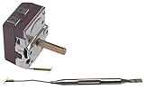 TECASA Thermostat für Wärmewagen Fagor CCF-40, CCF-40CI, CCF-20, CCF-20CI max. Temperatur 90°C 1-polig Fühler ø 6x90mm 1NO