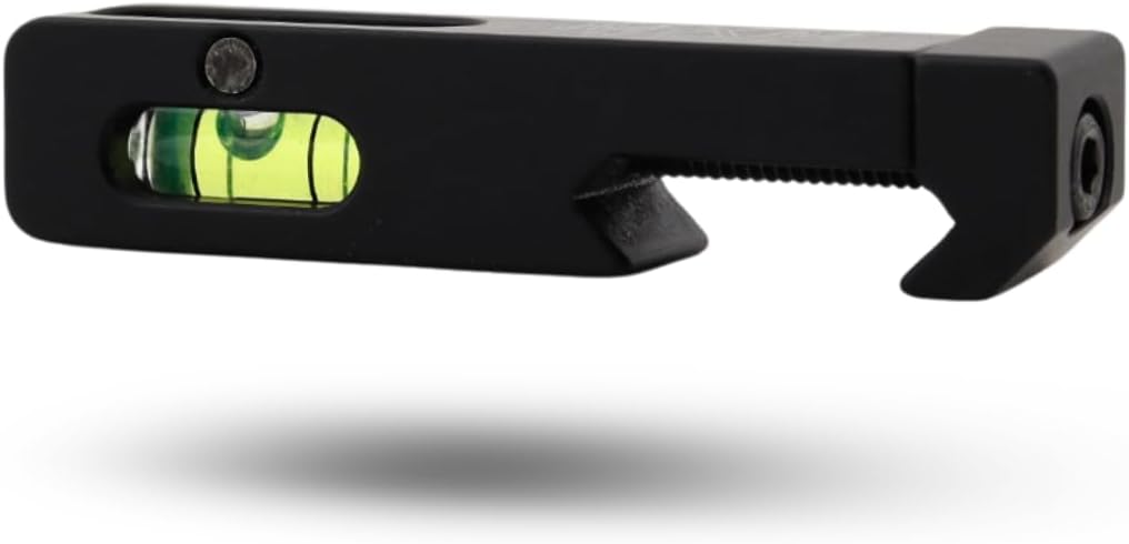 Billet Picatinny Rail Mounted Level - Ultra Low Profile Anti Cant Bubble Level, 6061 Aluminum