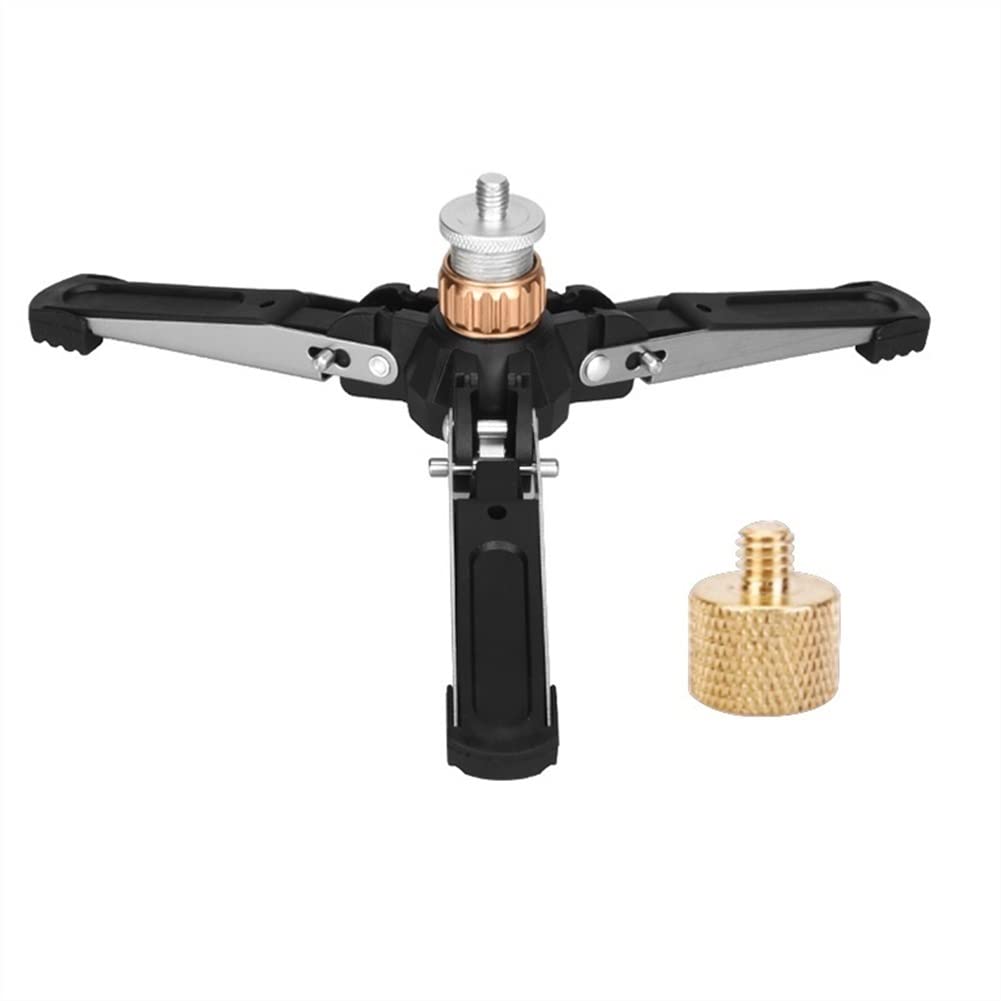 RajoNN 5KG Téléphone Mobile Live Trépied Vidéo Universel Monopode Base Monopode Trépied Mini Trois Pieds Support pour DSLR Monopode avec 3/8'' Vis Trépied de Téléphone Portable (Color :