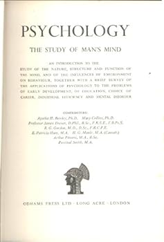 Hardcover Psychology: the study of man's mind Book